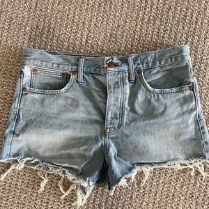 Madewell relaxed fit denim shorts
